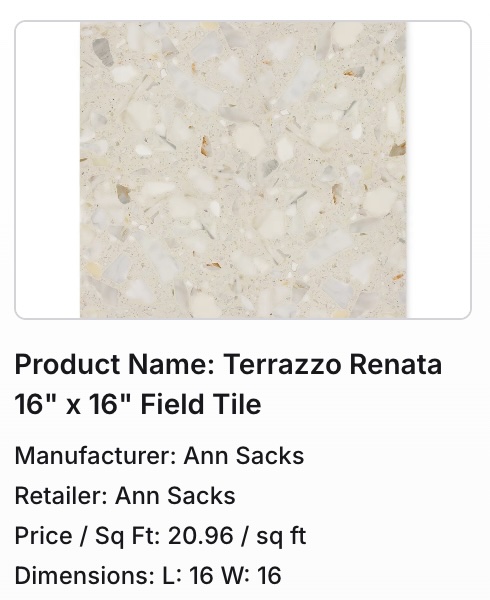 Photo bath floor material