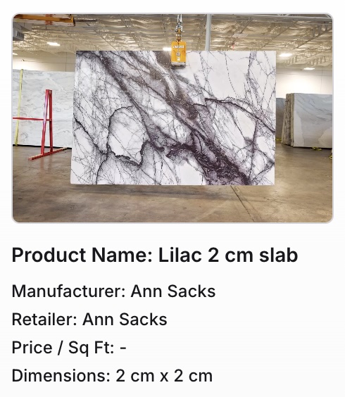 Photo kitchen island countertop material
