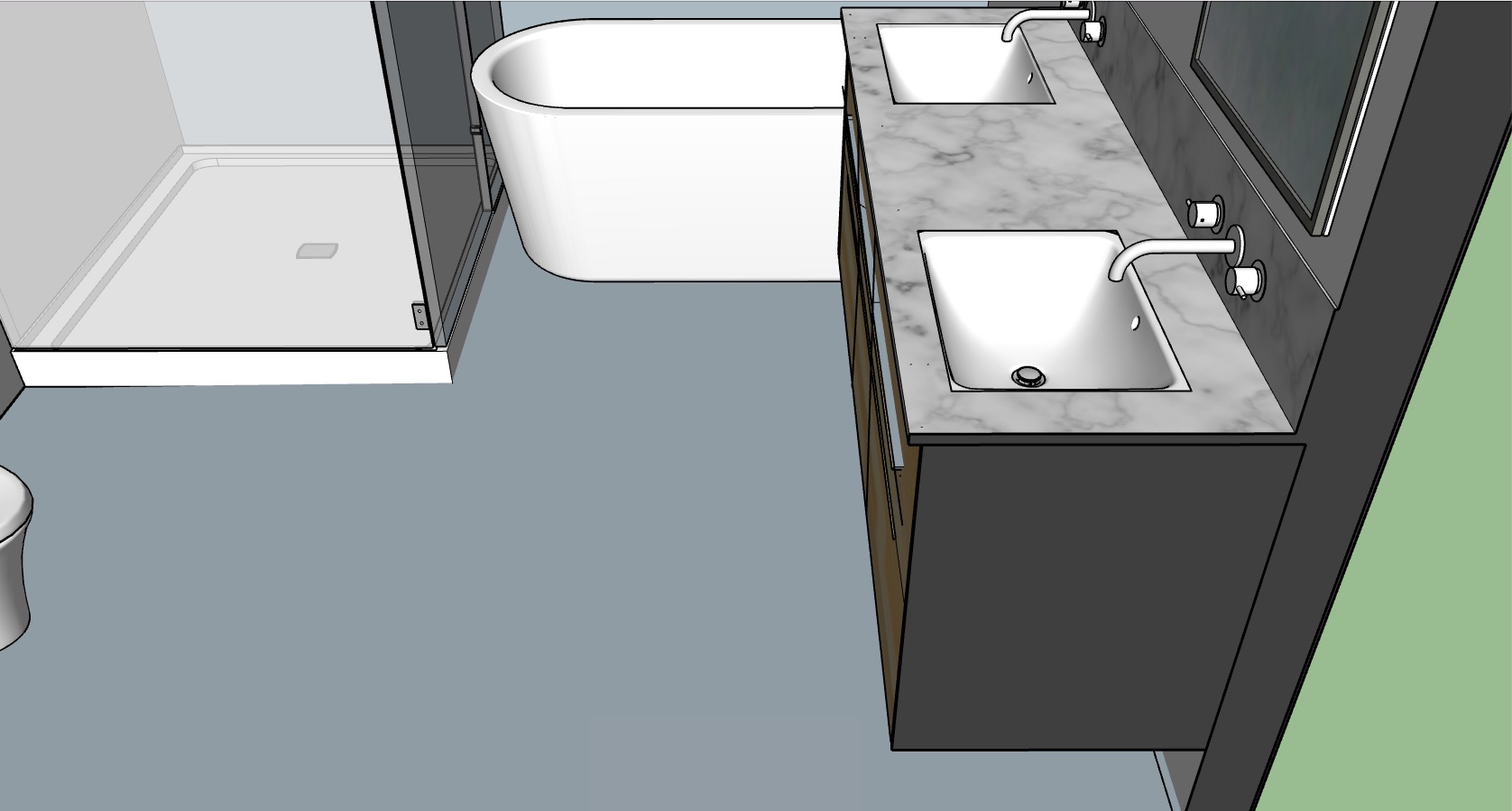 Bath Floor CAD Original