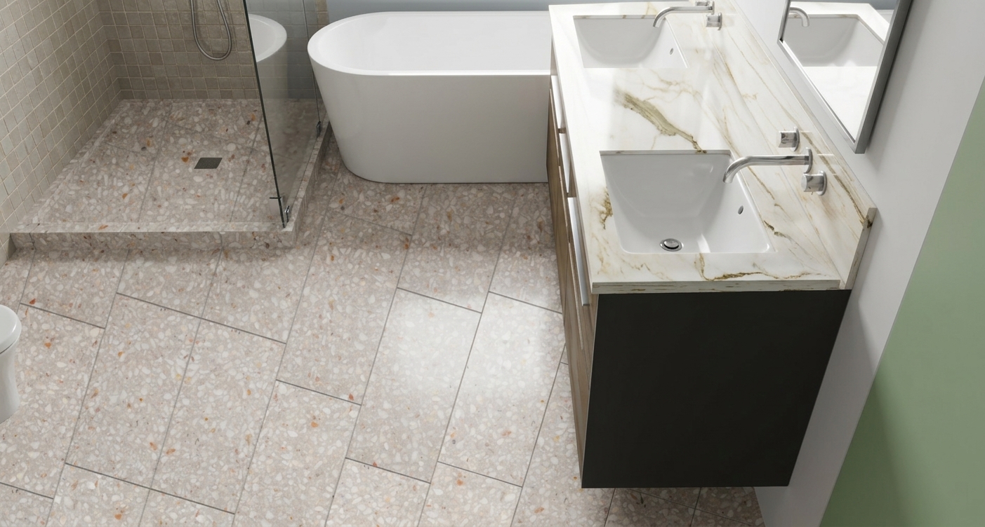 Bath Floor CAD AI Enhanced