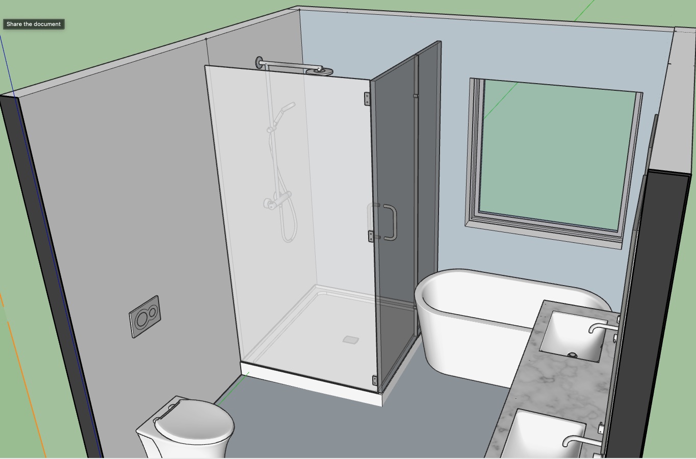 Bath Shower CAD Original