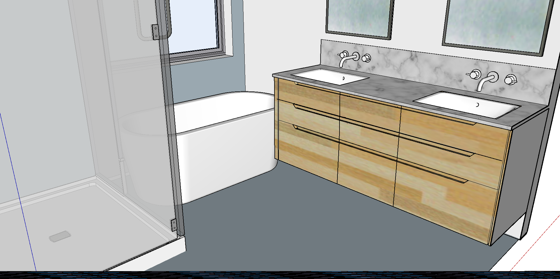 Bath Vanity CAD Original